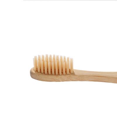 China Soft Household Environmental Bamboo Toothbrush 17.5cm Length for sale