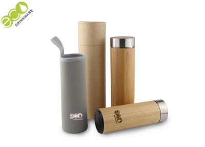 China Professional 500ml Bamboo Travel Tumbler With Infuser Custom Logo for sale