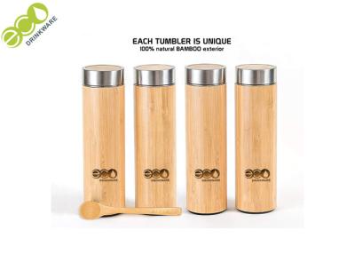 China Commercial Bamboo Travel Tumbler Stainless Steel Coffee Bamboo Cup Mug for sale