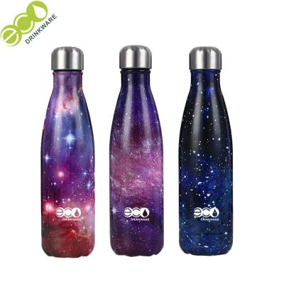 China GV003  500ML/17OZ In Stock Double Wall Stainless Steel cola shaped Vacuum Insulated bottle thermos for sale