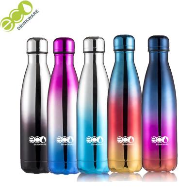 China GV003  500ML/17OZ In Stock Double Wall Stainless Steel cola shaped Vacuum Insulated bottle thermos for sale