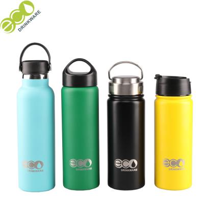 China Customized Double Wall Stainless Steel Vacuum Insulated Bottle with Powder Coated Painting for sale