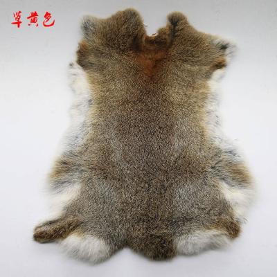 China Soft Hand Feeling Soft Hand Feeling Brown Rabbit Chinchilla Skin Rabbitskin Rabbit Real Fur Factory Flat Skin Flat Skin For Sale for sale