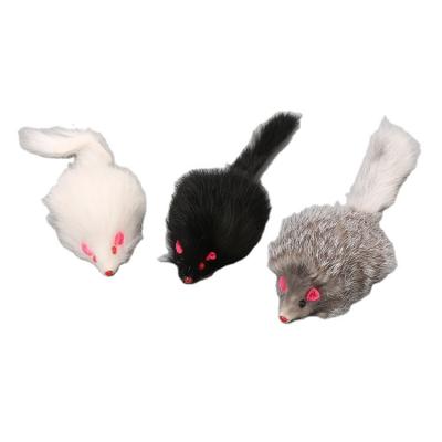 China Cat Toys Viable Fur Mouse Large Viable Rabbit Fur Mouse for sale