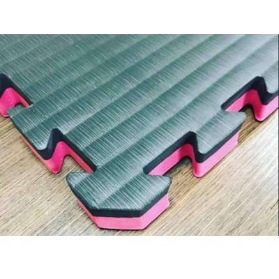 China EVA Foam High Quality EVA Tatami Surface Pattern Taekwondo Mat Puzzle Mat Inter Lock Foam Mat For Sale for sale