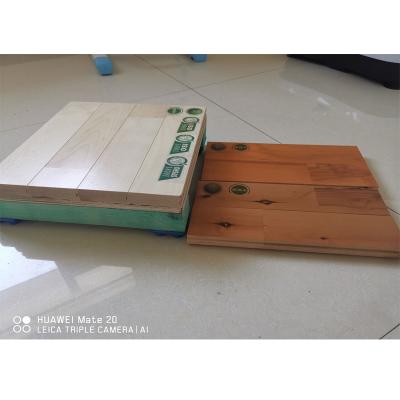 China Economic Soft Prefinished Sport Hardwood Basketball Court Safety Basketball Wooden Flooring Mat Exported Flooring for sale