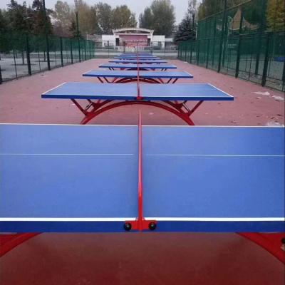 China MDF Height Adjustable Ping Pong Table / Ping Pain Table for sale