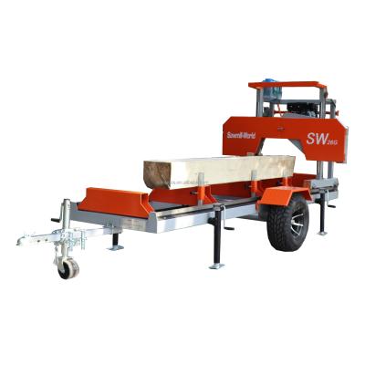 China 590mm China Shandong Factory Supply SW26 Horizontal Timber Factroy Using Style Horizontal Band Saw for sale