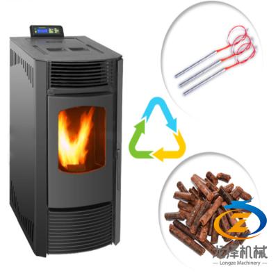 China 2021 Modern Hot Sale Smokeless Cast Iron Pellet Burner With Boiler for sale