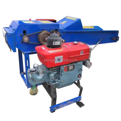 China Poultry Farm Diesel Engine Grass Chaff Cutter for sale