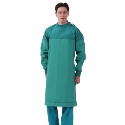 China 99%polyester+1%carbon China wholesale websites nonwoven surgical gown autoclaved surgical gown reinforced surgical gowns are sterile one time for sale