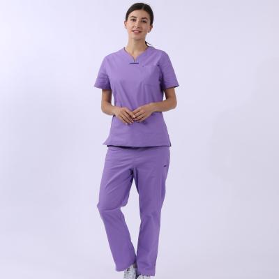 China Reusable Hospital Medical Scrubs Set For Hospital Uniform for sale