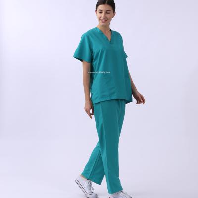 China Hospital hotsale breathable medical scrubs set for hospital uniform for sale