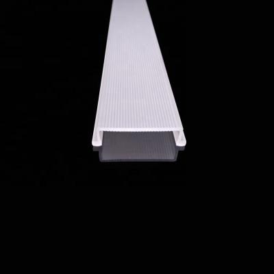 China Modern Frosted PC Lamp Shade Led Linear Plastic Ceiling Light Cover for sale