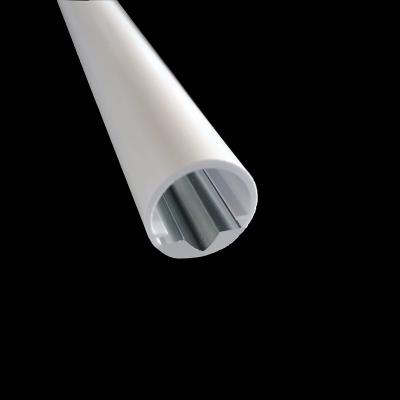 China LED display/illuminate lamp/LED parts LED display bi-color acrylic tube 20mm outside diameter x 1.5mm wall thickness with linear lens part for sale