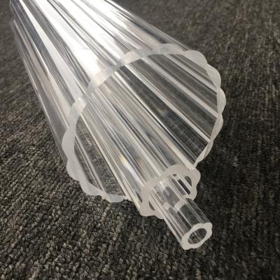 China LED Illumination Lighting/Flower Shape Plastic Acrylic Clear Tube Decoration Setction for sale