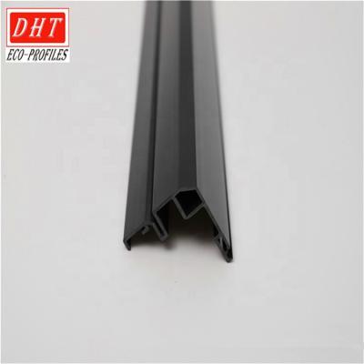 China Modern Black Multi Color Shape PVC Plastic Extrusion Profile for sale