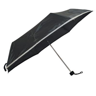 China The Thoughtful Element Around The Superb Mini Umbrella Portable Wholesale 3 Fold Umbrella Edge Thoughtful Manual With Logo Prints for sale