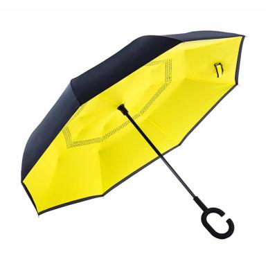 China 23 Inch Modern Auto Car Reverse Interted Hand Free Umbrella for sale