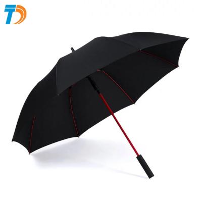 China Modern Fiberglass Golf Umbrellas Rain With Logo Printing Premium Auto Open Windproof for sale