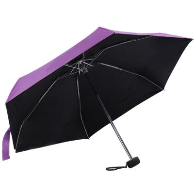 China Modern Custom Copy Compact 19 Inch Travel 5 Fold Folding Cheap Mini Rain Umbrella for sale