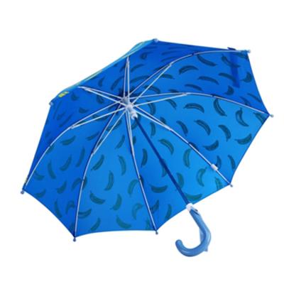 China Custom Wholesale Promotion Modern Cheap Exporter Child Rain Umbrella Custom Logo Child With Logo Prints for sale