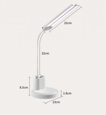 China Rotary Flexible Wide Angle Touch Screen LED Light Source Reading Lamp Bedroom Light for sale