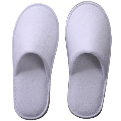 China Good Quality Designs Logo Bargain Sale Wholesale Custom Made Luxury Hotel Slipper Cotton Canvas Disposable Slippers Fashion 039-040 for sale