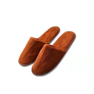 China Hotel/home/commercial colorful disposable terry towel slippers can be customized with LOGO 097 colorguest for sale