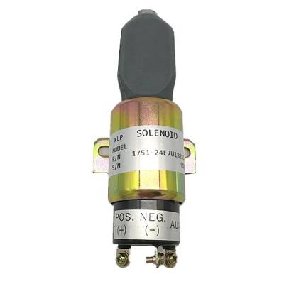 China Crawler Excavator 24V 1751-24E7U1B1S5A 3864274 Fuel Cut Solenoid For Kato Cummins for sale