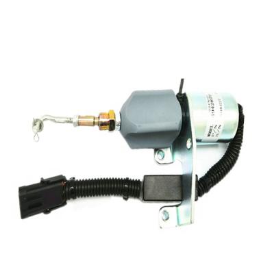 China Crawler Excavator Factory Price Excavator Parts 37V84-56010 24V Engine Fuel Shut Off Solenoid Fits YUCHAI Cummins 6BT for sale