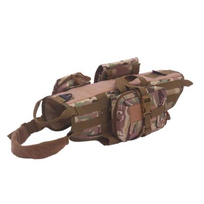 China Sustainable Outdoor Military Dog Training Vest With Detachable Pockets for sale