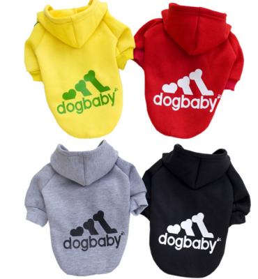 China Sustainable Pet Clothes For Dog Cat Puppy Hoodies Coat Winter Sweatshirt Warm Sweater Dog Outfits Pet Clothing for sale