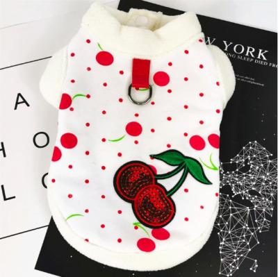 China 3Takins Viable Autumn Winter Dog Clothes Pet Clothes Cherry Pets Cotton Clothes China Stereo Pet Supplier for sale