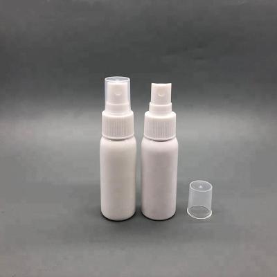 China Household Products 10ml 15ml 20ml 30ml 50ml 60ml Shiny White PET Perfume Mist Spray Refillable Bottles for sale