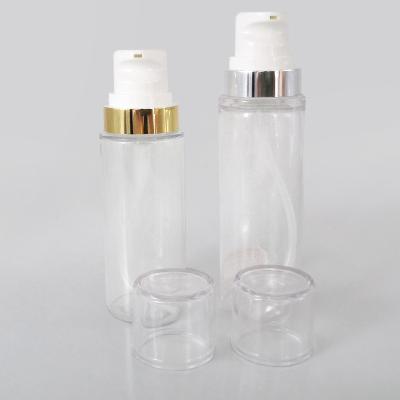 China BEAUTY PACKAGING 100ml thick wall PET plastic toners bottle with double shot cover for skin care for sale