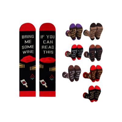 China Popular High Quality Hot Selling QUICK DRY Crew Socks If You Can Read This To Bring Me Some Funny Men's Novelty Gift Bangs for sale