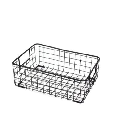 China Sizes Available Mesh Wire Boxes Storage Basket Two Vintage Sizes Available Two for sale