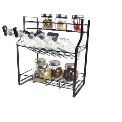 China CLASSIC Direct Samples Countertop Price Support Factory Storage 3 Tier Seasoning Shelf for sale