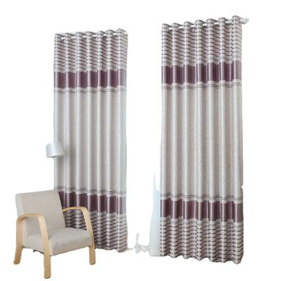 China Cationic Modern Minimalist Four Floating Blackout Curtain Fabric With Blackout Fabric Full Curtain Embossed Floor-to-Ceiling Fabric for sale