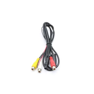 China Mini Din Factory Price Mini Monitor RCA Cable Audio Cable 8 Pin Female Pin To RCA Cable For CCTV for sale