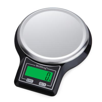 China Tare; Automatic Scale- 5KG 3KG 0.1G Digital Household Food 10KG 1G Stainless Steel Cooking Weighing Balance Scale WH-B22 for sale