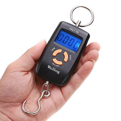 China Tare; Lock ; Electronic Auto- Portable Travel Luggage Scale Digital Hanging Weight Scale For Baggage 45 Kg WH-A05 for sale