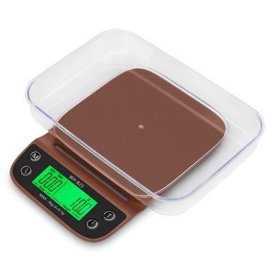 China With Scale Tray 3kg 0.1g Kitchen Food Scale Digital Coffee Scale With Bowl for sale