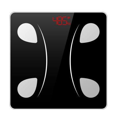 China Lock ; Wifi BT Rechargeable Battery Digital Body Fat Analysis Human Body Weight Auto-Wireless Glass Scale For Sale for sale