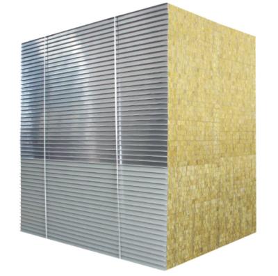 China Factory direct sales modern soundproof and fireproof rock wool sandwich panel for sale