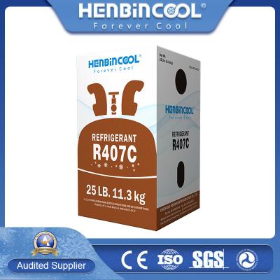 China Sin olor 13.6kg refrigerante R407c aire acondicionado Freón 30 libras en venta