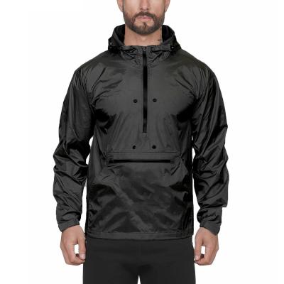 China Anti-Wrinkle Men's Waterproof Rain Jacket Outdoor Lightweight Shell Coat Fashion Men's Hoodie for sale