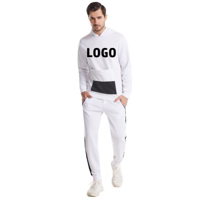 China 2021Fashion Custom Men's Sweatsuits Anti-wrinkle 2 Piece Hoodie Tracksuit Sets Casual Comfortable Jogging Suits For Men for sale