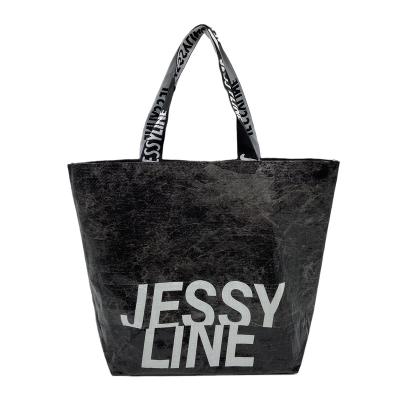 China High Quality Luxury Handled BOPP Film Coated PP Woven Shopping Tote Bag With Logos Custom Printed for sale